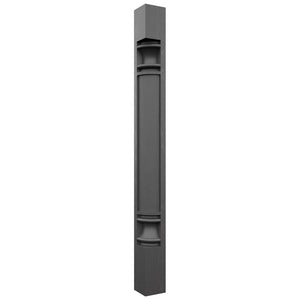 Fabuwood Cobblestone CP36 Base Post, Front View