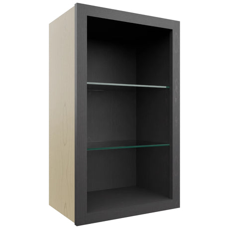 Fabuwood Cobblestone NDW1830 Wall Standard No Door Cabinet, Front View