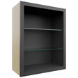 Fabuwood Cobblestone NDW2430 Wall Standard No Door Cabinet, Front View
