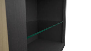 Fabuwood Cobblestone NDW2436 Wall Standard No Door Cabinet, Detail View