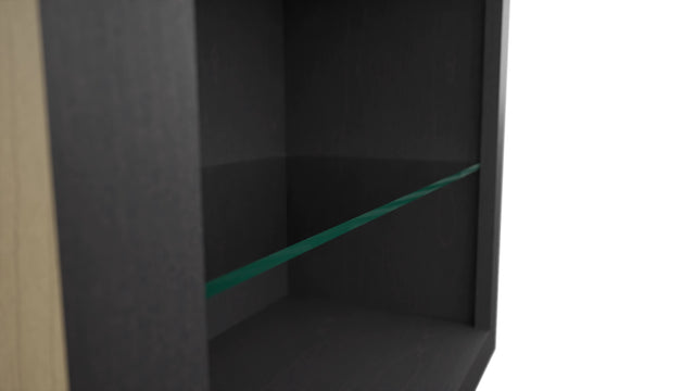 Fabuwood Cobblestone NDW2436 Wall Standard No Door Cabinet, Detail View