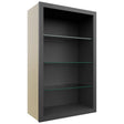 Fabuwood Cobblestone NDW2439 Wall Standard No Door Cabinet, Front View