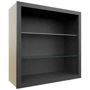 Fabuwood Cobblestone NDW3030 Wall Standard No Door Cabinet, Front View