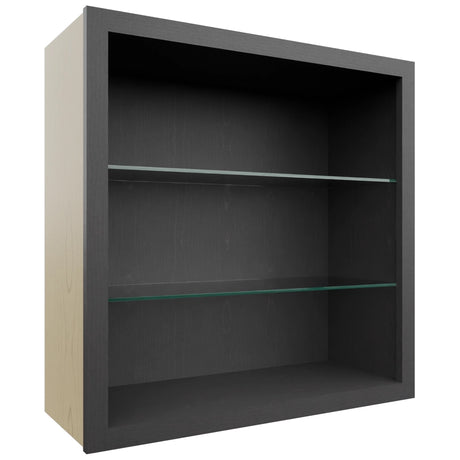 Fabuwood Cobblestone NDW3030 Wall Standard No Door Cabinet, Front View