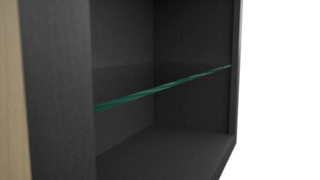 Fabuwood Cobblestone NDW3030 Wall Standard No Door Cabinet, Detail View