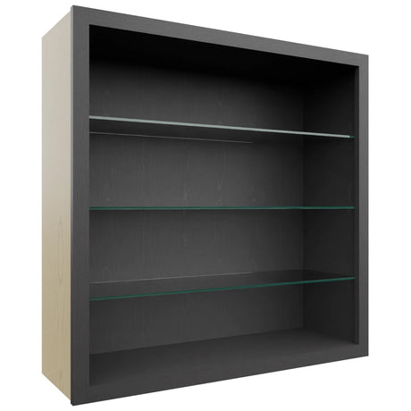 Fabuwood Cobblestone NDW3636 Wall Standard No Door Cabinet, Front View