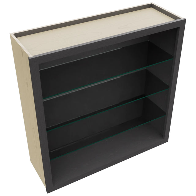 Fabuwood Cobblestone NDW3636 Wall Standard No Door Cabinet, Top View