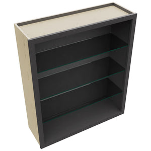 Fabuwood Cobblestone NDW3642 Wall Standard No Door Cabinet, Top View