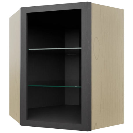 Fabuwood Cobblestone NDWDC2430 Wall Corner Diagonal No Door Cabinet, Front View