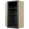 Fabuwood Cobblestone NDWDC2442 Wall Corner Diagonal No Door Cabinet, Front View