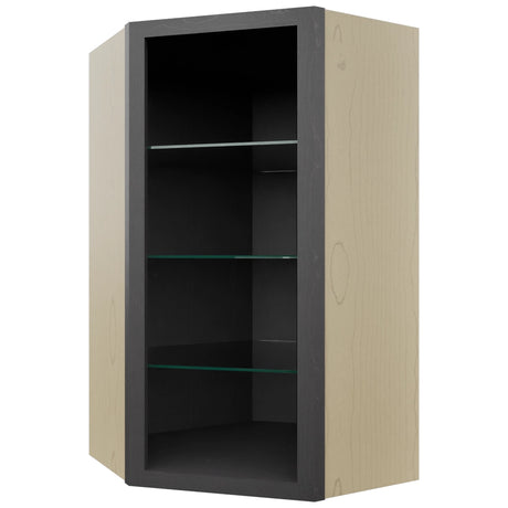 Fabuwood Cobblestone NDWDC2442 Wall Corner Diagonal No Door Cabinet, Front View