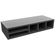 Fabuwood Cobblestone WO306 Wall Organizer Rack, Front View