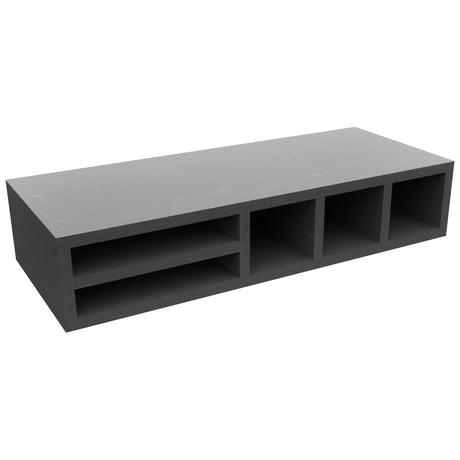 Fabuwood Cobblestone WO306 Wall Organizer Rack, Front View