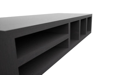 Fabuwood Cobblestone WO306 Wall Organizer Rack, Detail View