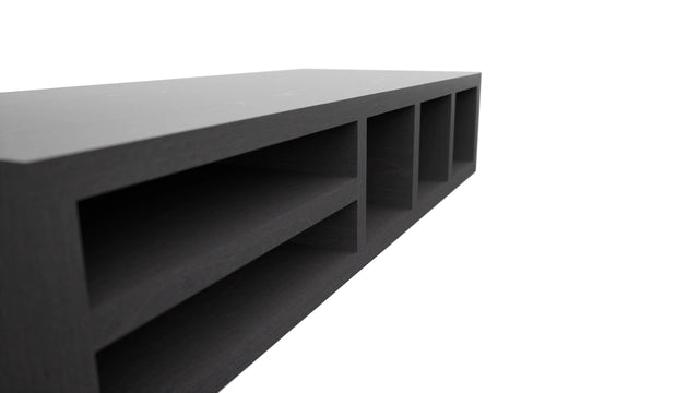 Fabuwood Cobblestone WO306 Wall Organizer Rack, Detail View