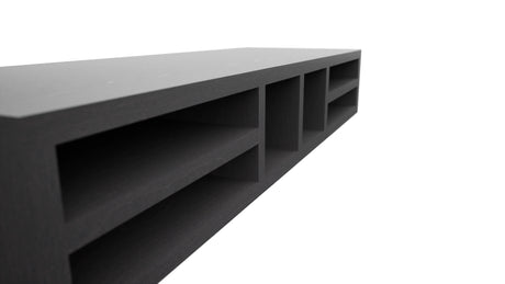 Fabuwood Cobblestone WO366 Wall Organizer Rack, Detail View
