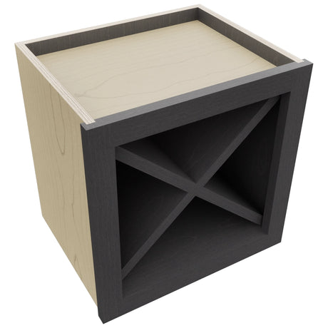 Fabuwood Cobblestone WR15X15 Wall Wine Rack, Top View