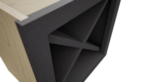 Fabuwood Cobblestone WR15X15 Wall Wine Rack, Detail View