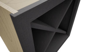 Fabuwood Cobblestone WR18X18 Wall Wine Rack, Detail View