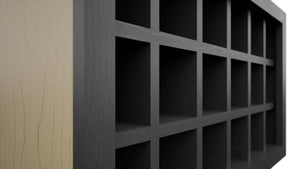 Fabuwood Cobblestone WR3018 Wall Wine Rack, Detail View