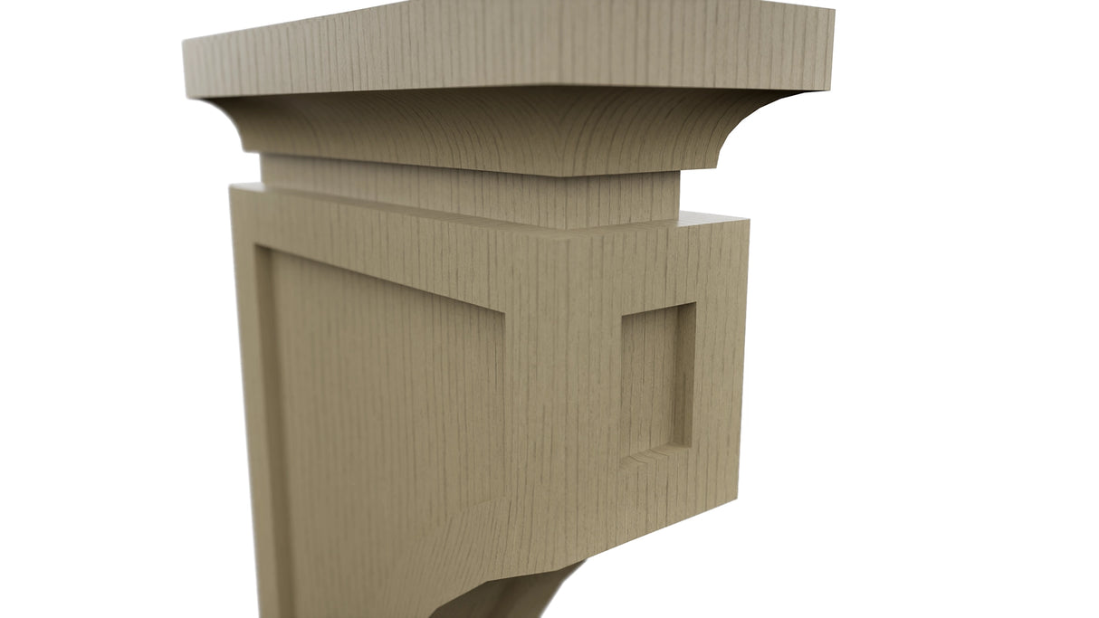 Fabuwood Desert Oak CMCB Corbel, Detail View