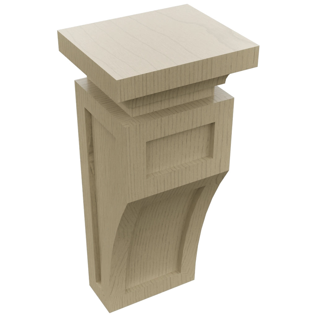 Fabuwood Desert Oak CML Corbel, Top View