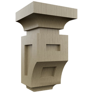 Fabuwood Desert Oak CMS Corbel, Front View
