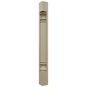Fabuwood Desert Oak CP36 Base Post, Front View