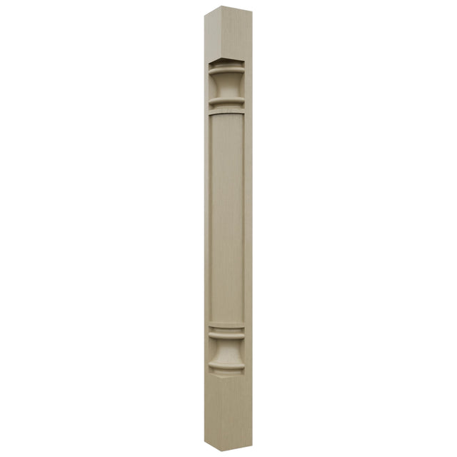 Fabuwood Desert Oak CP36 Base Post, Front View