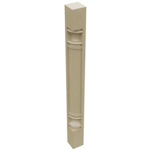 Fabuwood Desert Oak CP36 Base Post, Top View