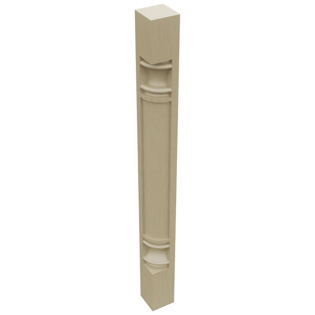 Fabuwood Desert Oak CP36 Base Post, Top View