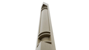 Fabuwood Desert Oak CP36 Base Post, Detail View