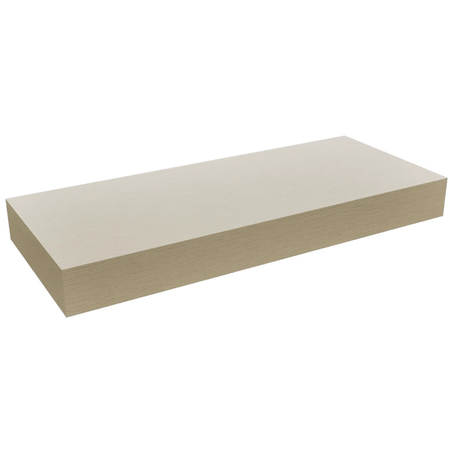 Fabuwood Desert Oak FLS24 Wall Floating Shelf, Front View