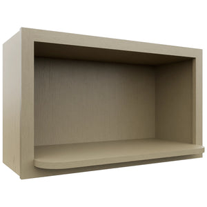 MW3018 ( Wall | Microwave Shelf Cabinet - 3"W X 18"H X 12"D ) | Desert Oak
