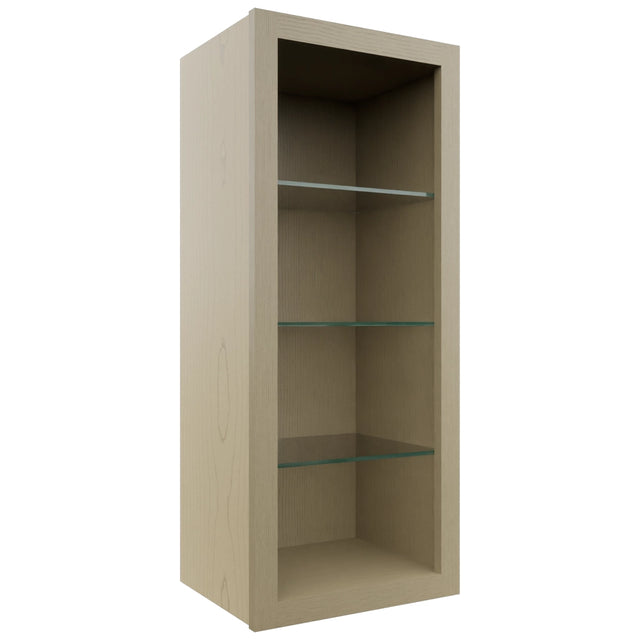 Fabuwood Desert Oak NDW1536 Wall Standard No Door Cabinet, Front View