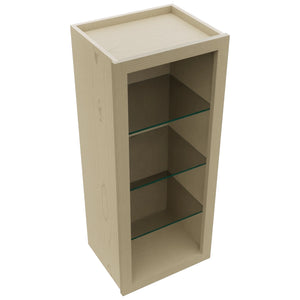 Fabuwood Desert Oak NDW1536 Wall Standard No Door Cabinet, Top View