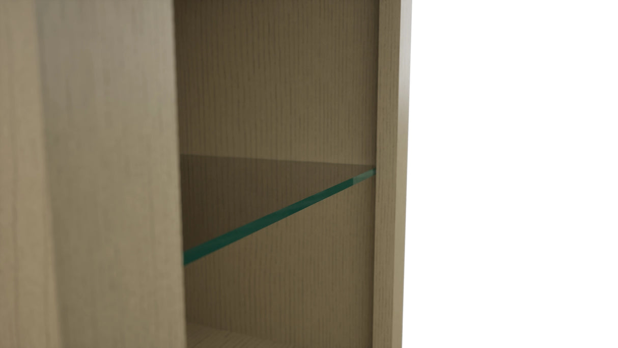 Fabuwood Desert Oak NDW1536 Wall Standard No Door Cabinet, Detail View