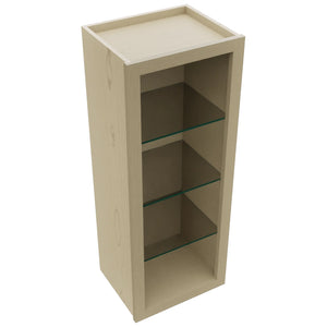Fabuwood Desert Oak NDW1539 Wall Standard No Door Cabinet, Top View