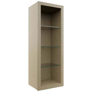 Fabuwood Desert Oak NDW1542 Wall Standard No Door Cabinet, Front View