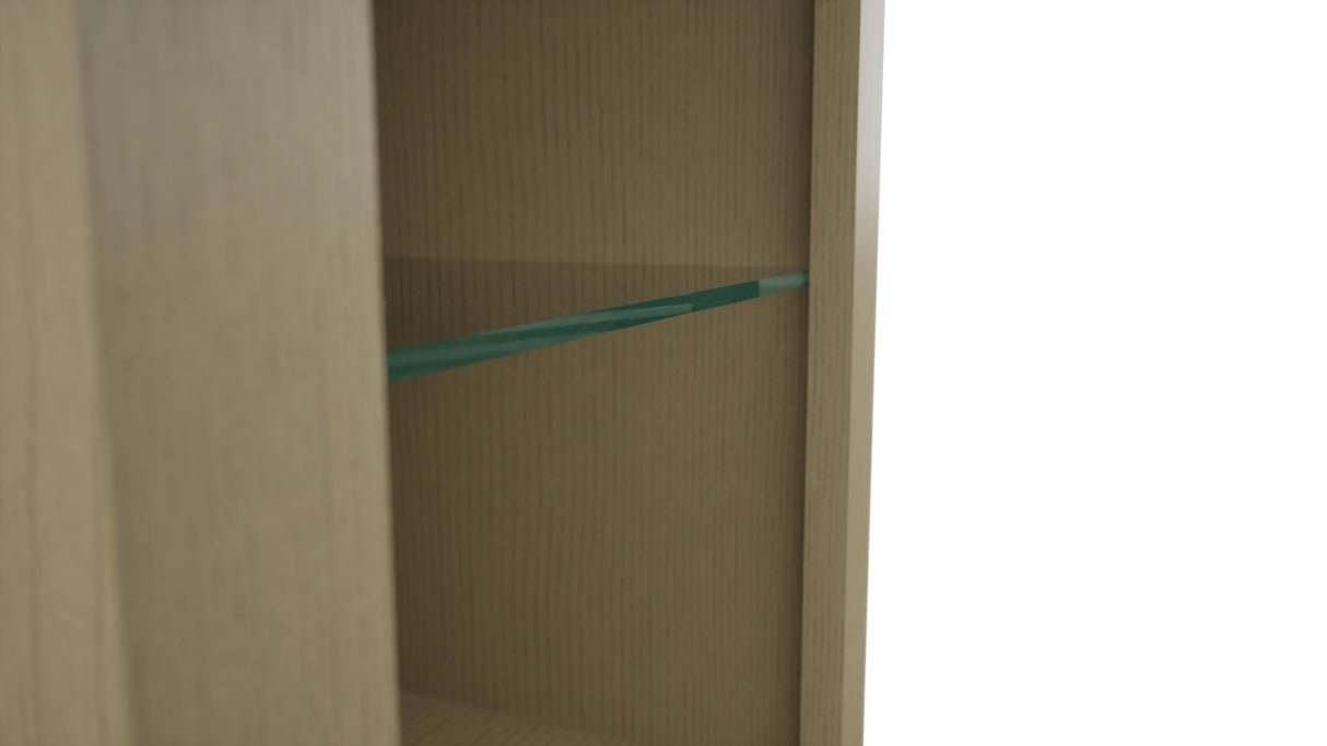 Fabuwood Desert Oak NDW1542 Wall Standard No Door Cabinet, Detail View