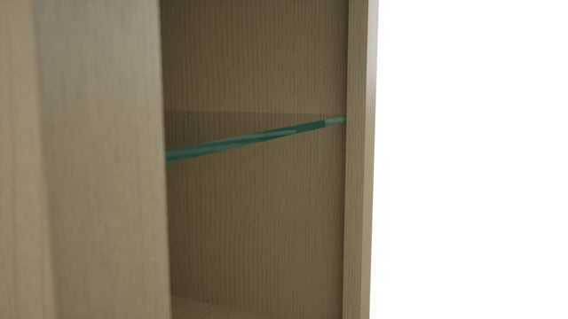 Fabuwood Desert Oak NDW1542 Wall Standard No Door Cabinet, Detail View