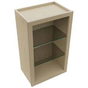 Fabuwood Desert Oak NDW1830 Wall Standard No Door Cabinet, Top View