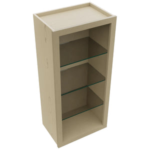 Fabuwood Desert Oak NDW1839 Wall Standard No Door Cabinet, Top View