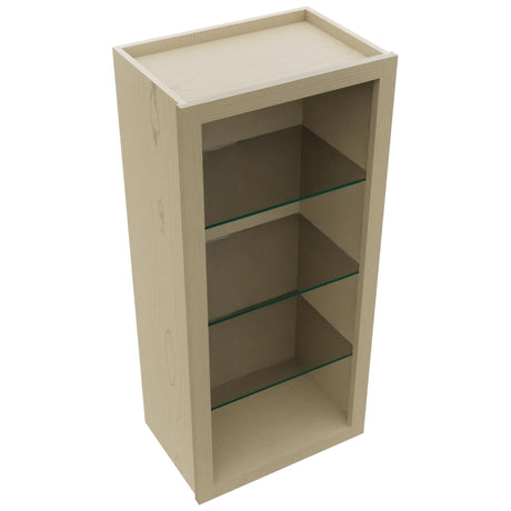Fabuwood Desert Oak NDW1839 Wall Standard No Door Cabinet, Top View