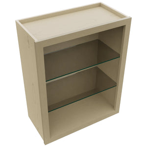 Fabuwood Desert Oak NDW2430 Wall Standard No Door Cabinet, Top View