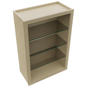 Fabuwood Desert Oak NDW2436 Wall Standard No Door Cabinet, Top View
