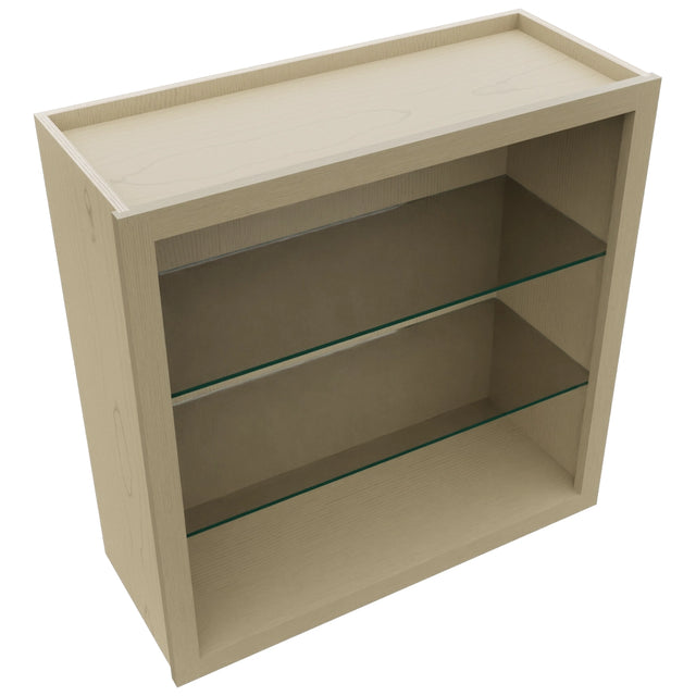 Fabuwood Desert Oak NDW3030 Wall Standard No Door Cabinet, Top View