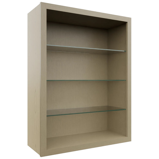 Fabuwood Desert Oak NDW3039 Wall Standard No Door Cabinet, Front View