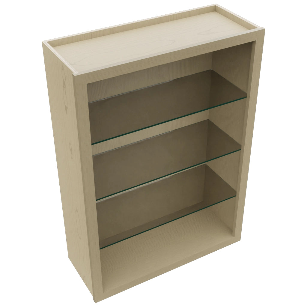 Fabuwood Desert Oak NDW3042 Wall Standard No Door Cabinet, Top View