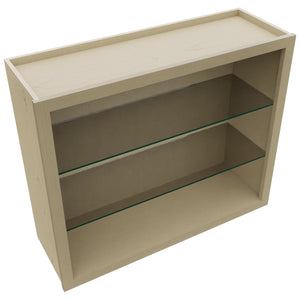 Fabuwood Desert Oak NDW3630 Wall Standard No Door Cabinet, Top View
